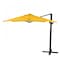 California Umbrella 8.5' Bronze Aluminum Cantilever Patio Umbrella, Sunbrella Yellow 194061337967 - alternate 1